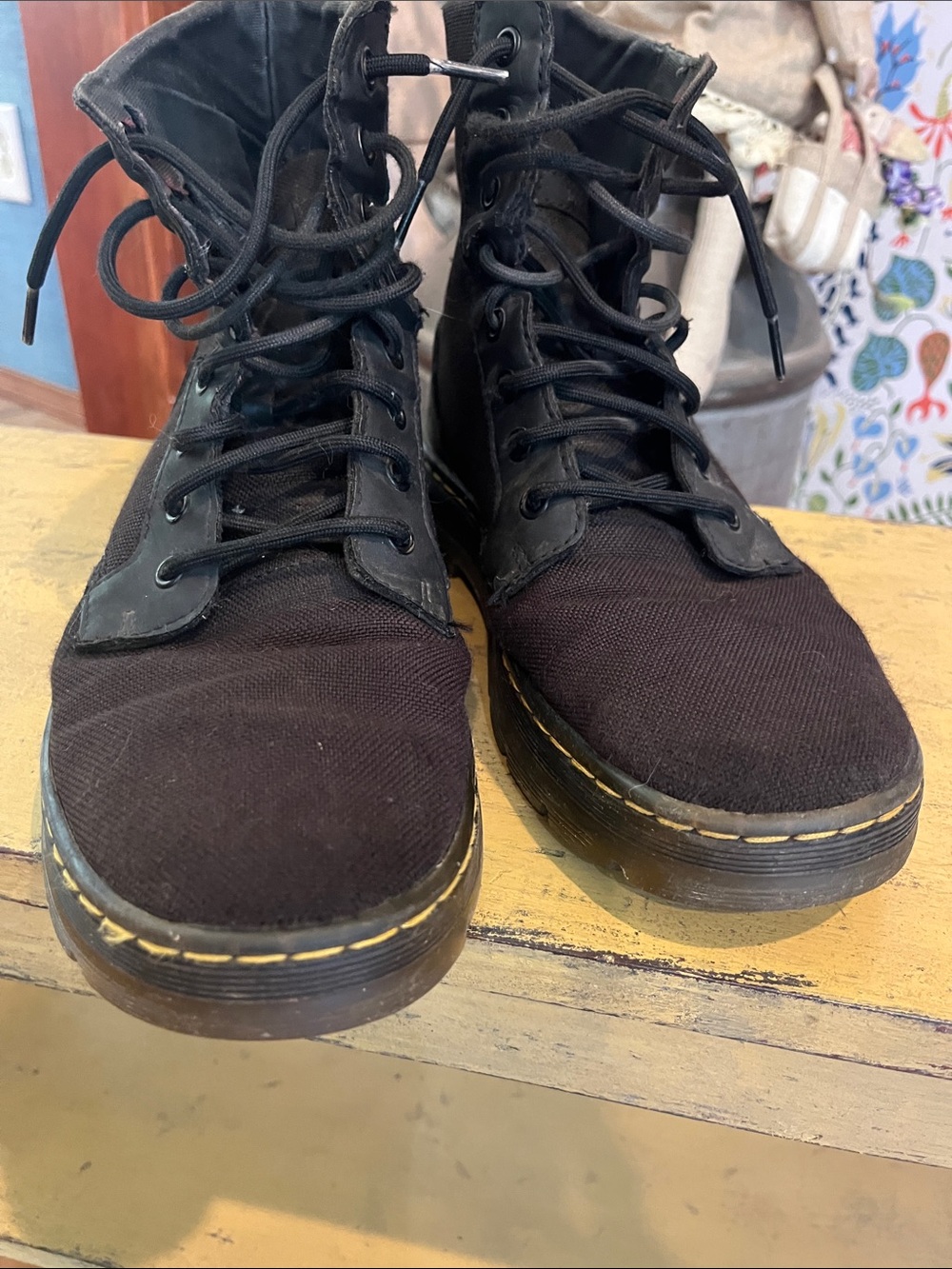 Dr. Martens Black Men's Lace-Up Tactical Boots - Picture 4 of 11